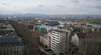 Blick auf die Mainzer Neustadt